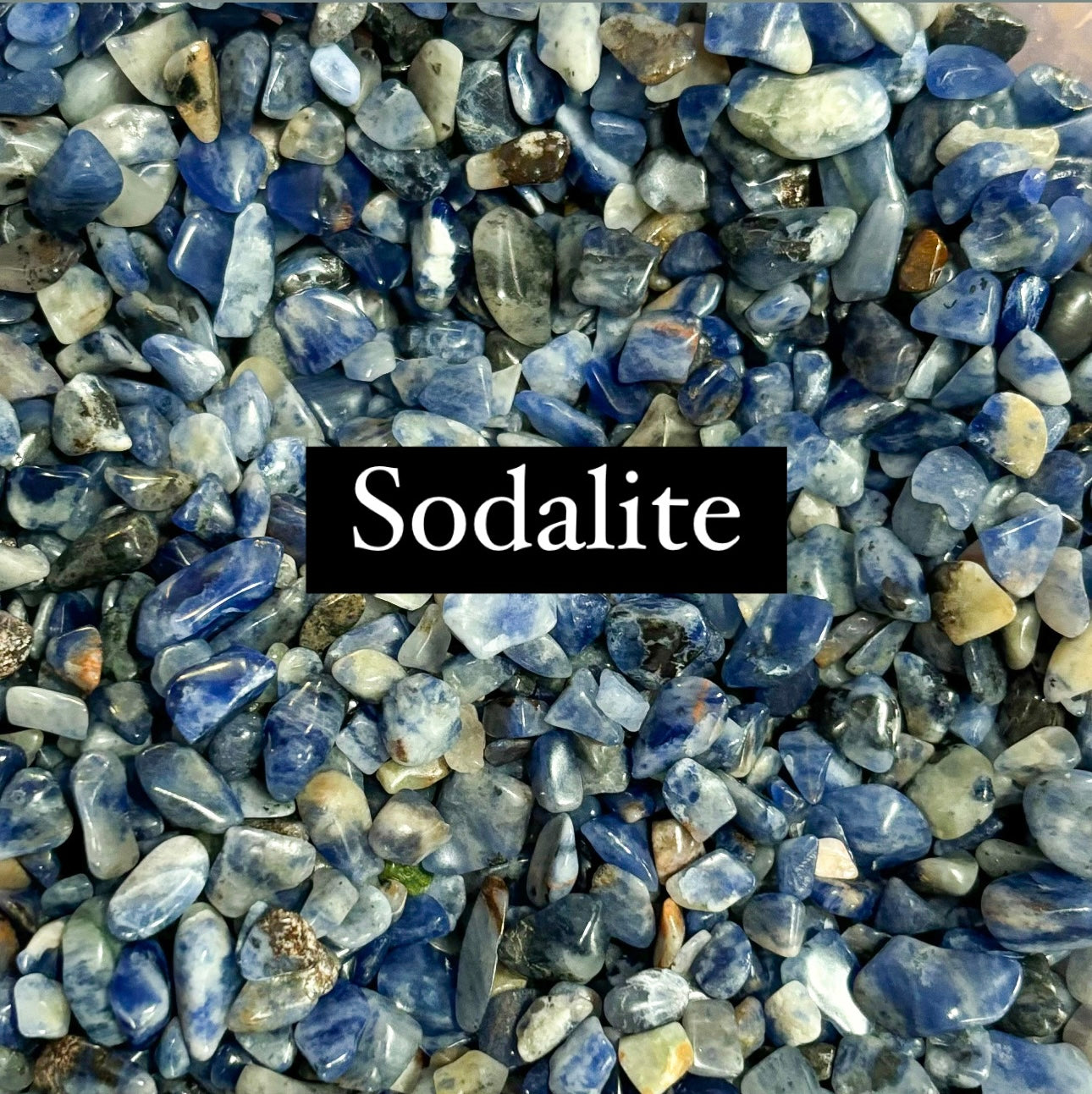 Sodalite Crystal Chips