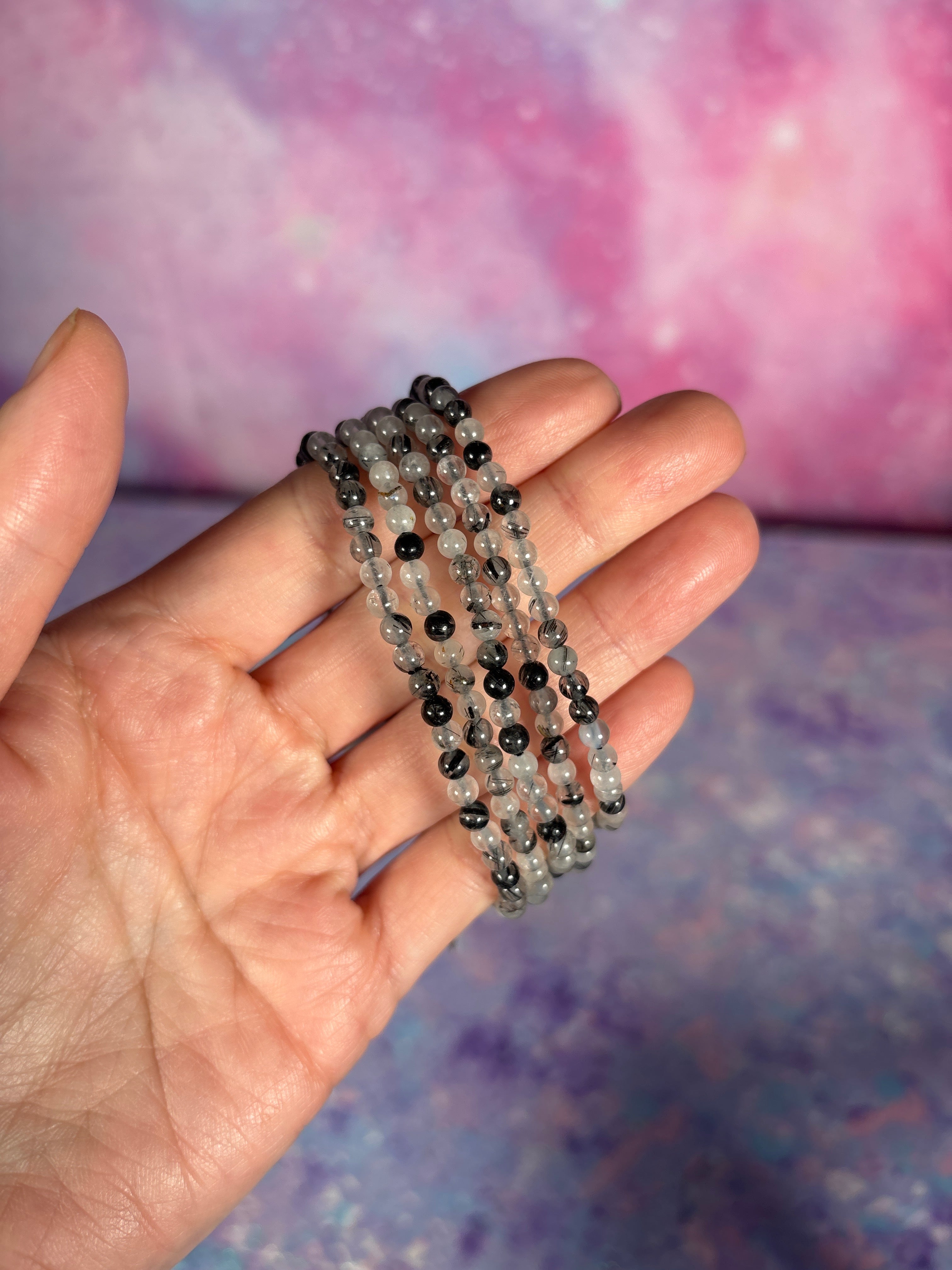 BLACK TOURMALINE AND QUARTZ