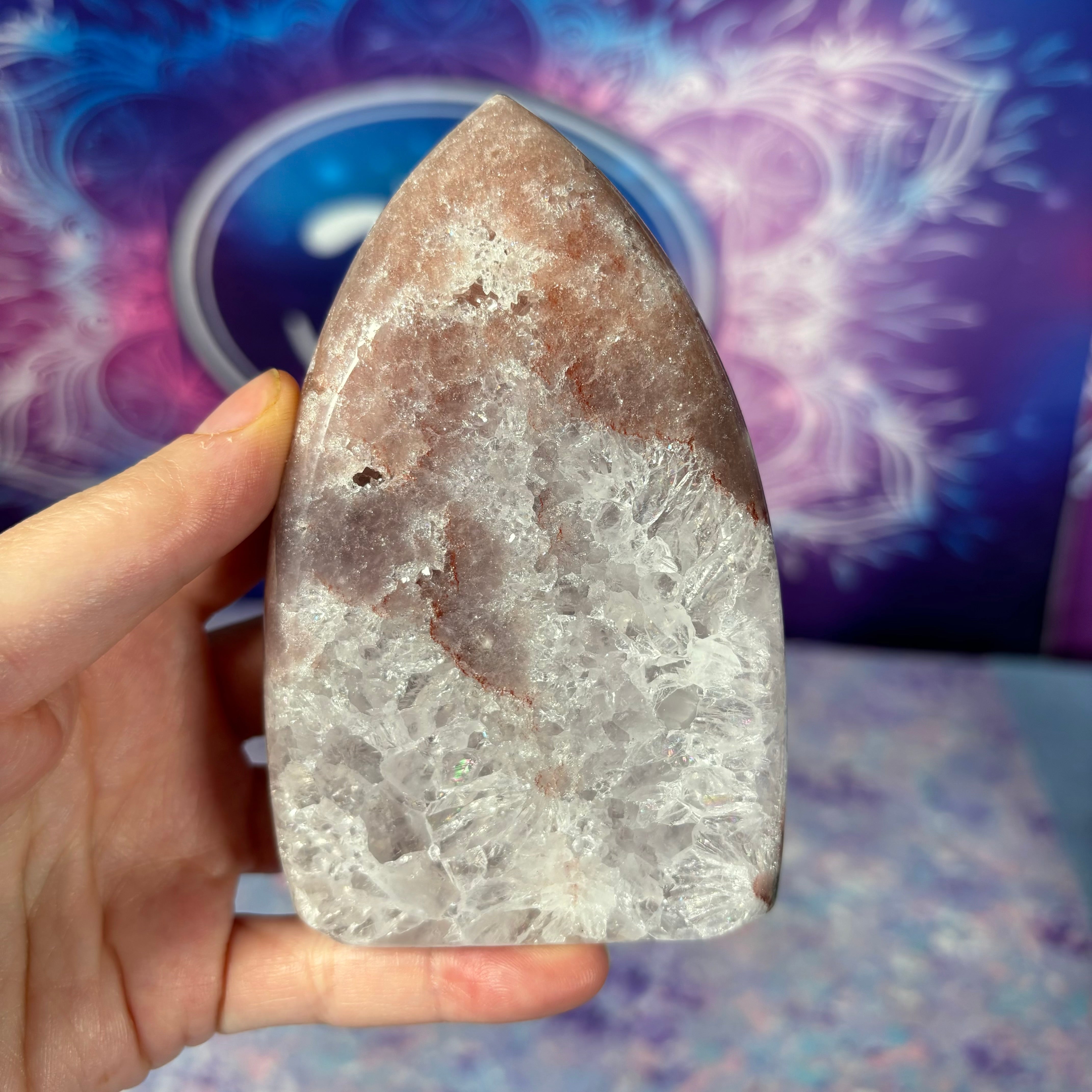 Pink Amethyst Flame (41b)