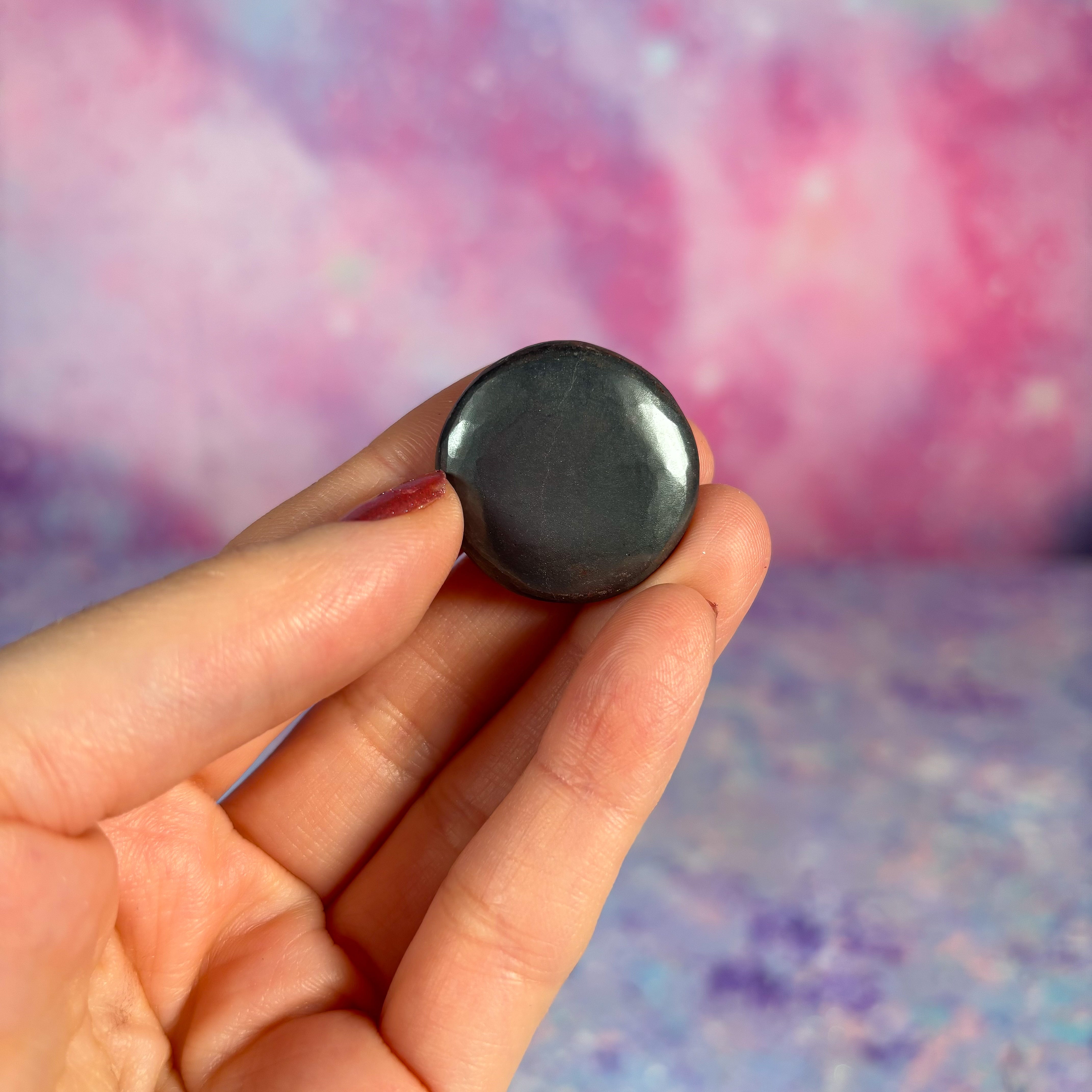 African Hematite Mini Flat Palm